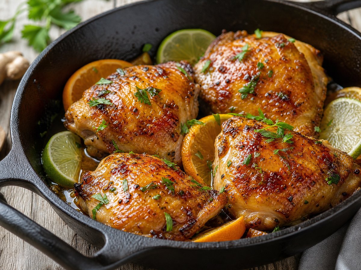 Herbaceous Citrus-Ginger Zing Chicken